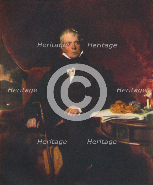 'Sir Walter Scott, 1771-1832', 1820-1826, (1942). Creator: Thomas Lawrence.