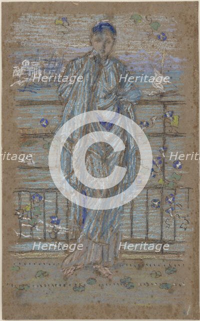 Morning Glories, 1871-1873. Creator: James Abbott McNeill Whistler.