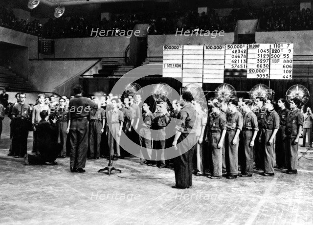 French national lottery draw, German-occupied Paris, August 1941. Artist: Unknown