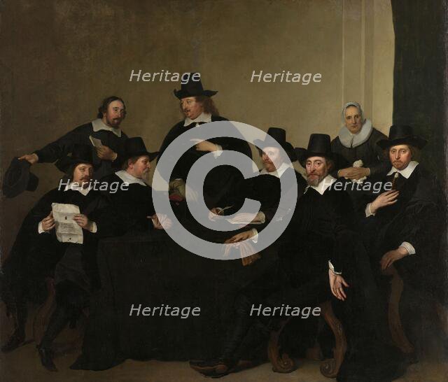 Regenten Regents of the Nieuwezijds Institute for the Outdoor Relief of the Poor, Amsterdam, c 1650, Creator: Jacob Adriaensz. Backer.