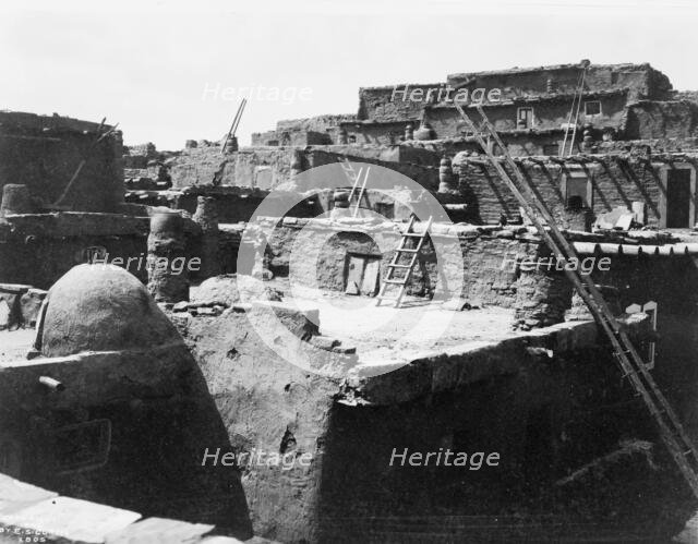 The terraced houses of Zuni, c1903. Creator: Edward Sheriff Curtis.