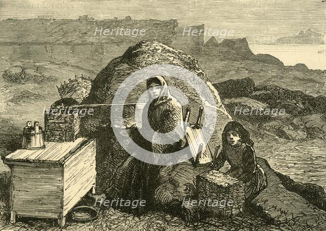 'The State of Ireland: An Evicted Family Near Errismore', c1880. Creator: Unknown.