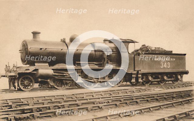 '2.6.0. Mixed Traffic Engine No. B343', early 20th century.  Creator: Unknown.