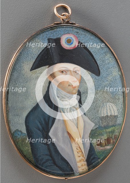 Portrait of André-Jacques Garnerin (1769-1823), Late 18th cent..