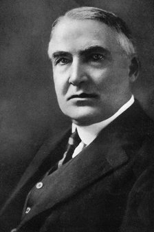 Warren G Harding, 29th President of the United States, (1933). Artist: Unknown