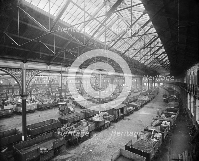 Forth Banks Goods Station, Pottery Lane, Newcastle Upon Tyne, 1893. Artist: Henry Bedford Lemere.