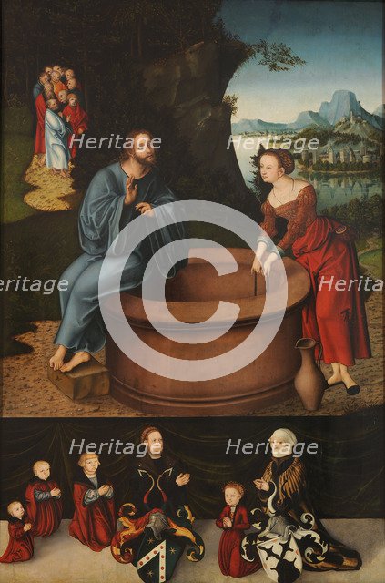 Christ and the Samaritan Woman at Jacob's Well, ca 1525-1537.