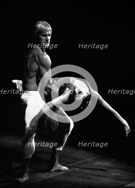 Maya Plisetskaya and Alexander Godunov in the Ballet The Death of the Rose by Gustav Mahler, 1974.