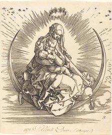 The Madonna on the Crescent, 1510/1511. Creator: Albrecht Durer.