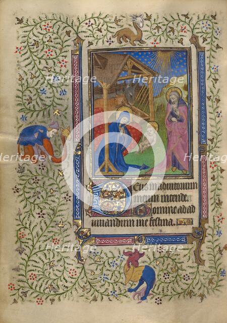 The Nativity; Book of Hours, about 1410. Creator: Unknown.