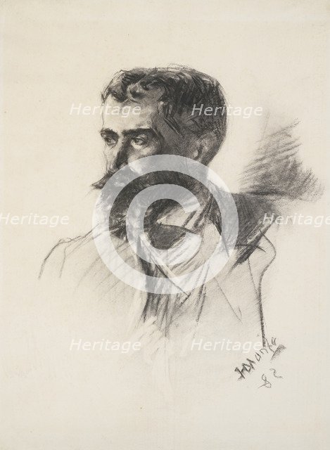 Portrait of Count Alphonse Charles de Toulouse-Lautrec-Monfa (1838-1913).