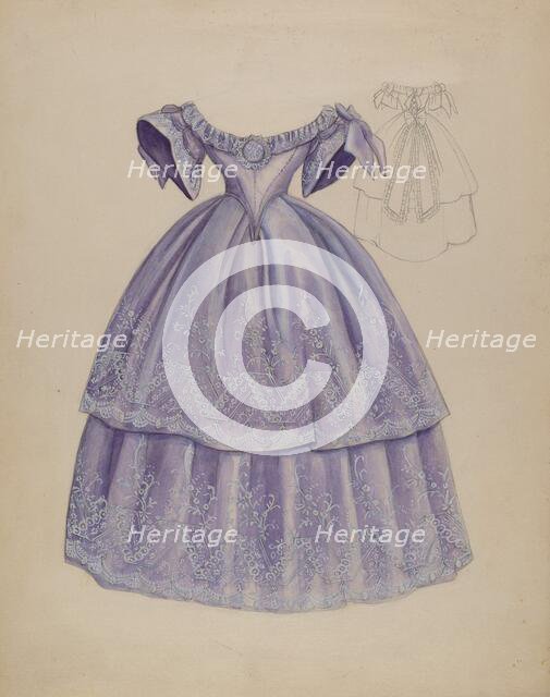 Dress, c. 1936. Creator: Jean Peszel.