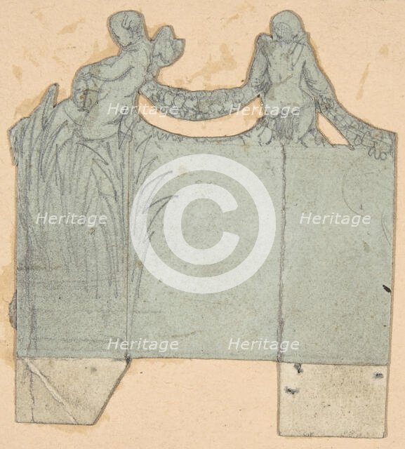 Design for a Stage Set at the Opéra, Paris, 1828-90. Creator: Eugene Ciceri.