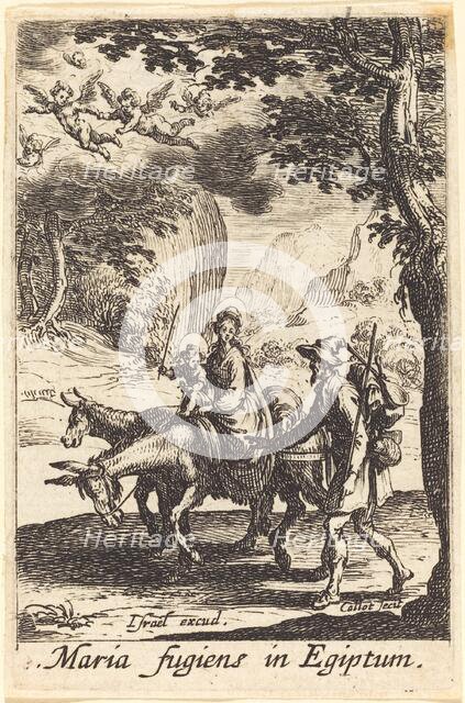 The Flight into Egypt, in or after 1630. Creator: Jacques Callot.