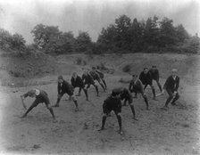 Schoolboys exercising, Washington, D.C., (1899?). Creator: Frances Benjamin Johnston.