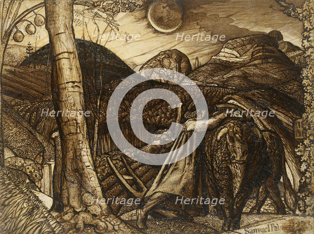 A Rustic Scene, 1825. Artist: Samuel Palmer.