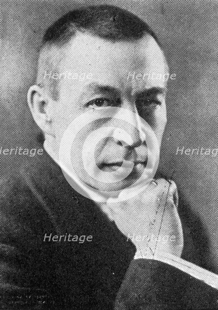 Sergei Rachmaninoff (1873-1943), Russian-American composer, pianist, and conductor. Artist: Unknown