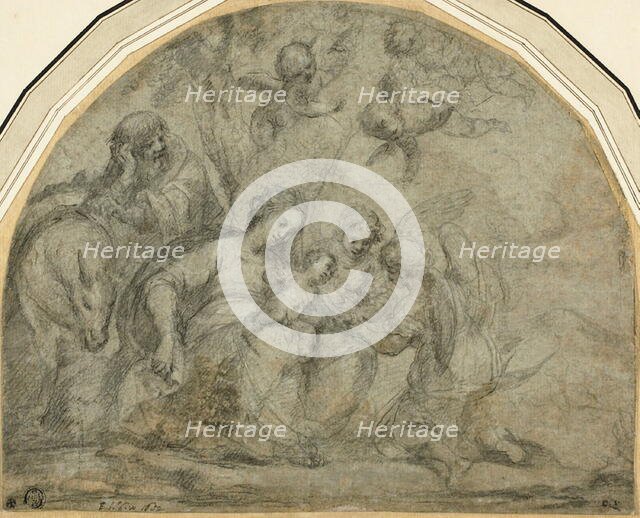 Rest on the Flight into Egypt, 1657. Creator: Francesco Albani.