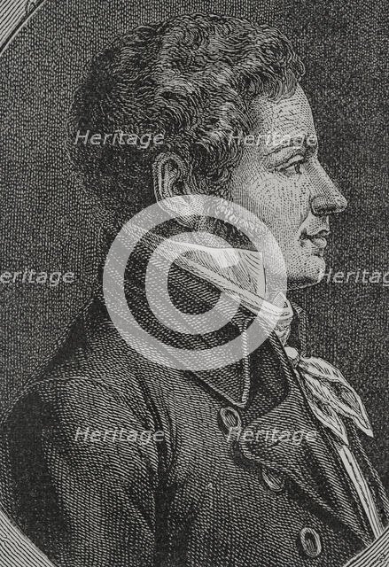 Marc-David Alba Lasource, (1763-1793), French politician during the French Revolution, 1876.  Creator: Unknown.