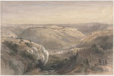 Jerusalem from the South, 1839. Creator: David Roberts (British, 1796-1864).