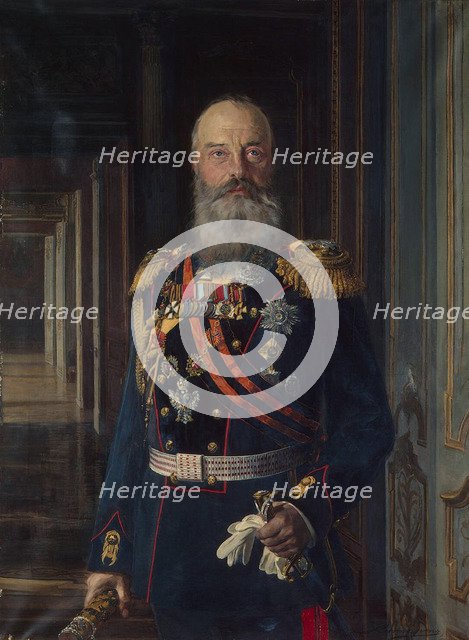 Portrait of Grand Duke Michael Nikolaevich of Russia', (1832-1909), 1913. Creator: Liphart, Ernest Karlovich (1847-1932).