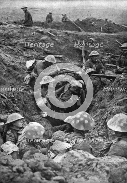 The British Push Into Flanders; Along the road from Ypres to Menin..., 1917. Creator: Unknown.