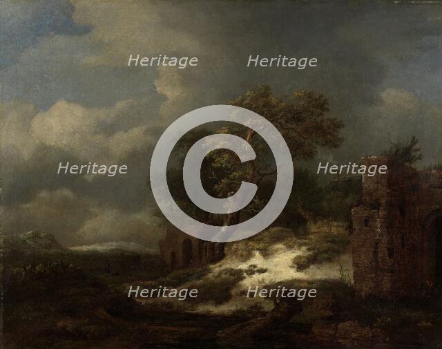 Landscape with Ruins, 1650-1682. Creator: Jacob van Ruisdael.