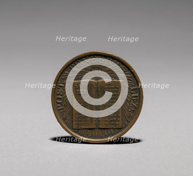 Medal: Commemorating 3c Jubilé de la Reformation Genève 23 Aôut 1835 (obverse), 1835. Creator: Unknown.