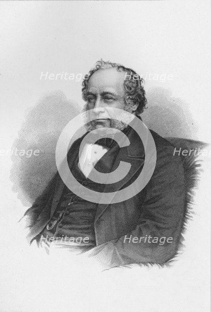 Sir Charles Barry, British architect, c1840 (1878). Artist: Unknown.