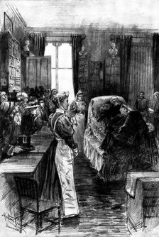 Death of Mr. Gladstone:...villagers paying a last visit to their distinguished neighbour..., 1898. Creator: Unknown.