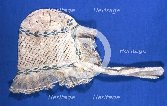Baby's Bonnet, Norway, 18th century. Creator: Unknown.