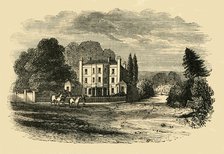 'Dr. Glennie's Academy, Dulwich Grove, in 1820', (c1878). Creator: Unknown.