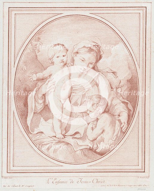 The Childhood of Jesus Christ, 18th century. Creator: Louis Marin Bonnet.