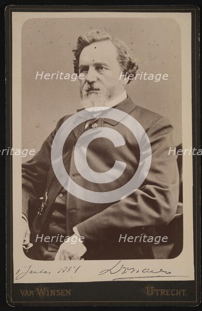 Portrait of Franciscus Cornelius Donders (1818-1889), July 1, 1884. Creator: JJA Van Winsen.