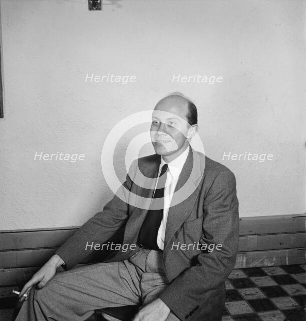 Portrait of John S. Wilson, New York, N.Y.(?), 1938. Creator: William Paul Gottlieb.