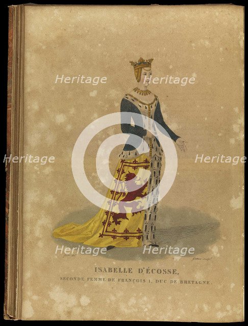 Isabella of Scotland, Duchess of Brittany, Late 18th cent.. Artist: Gatine, Georges Jacques (1773-1831)
