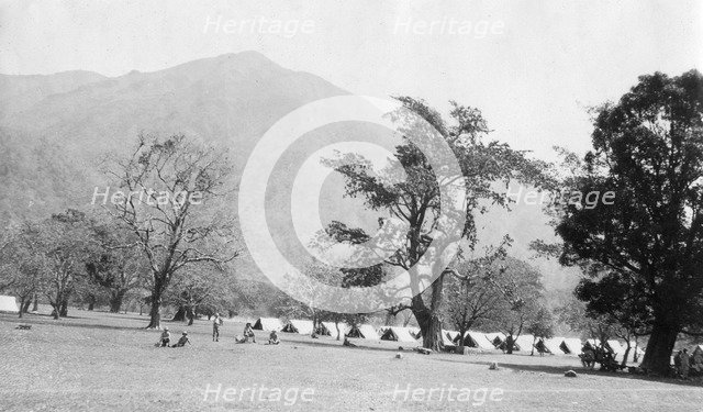 British army encampment, Kalsi, India, 1917. Artist: Unknown