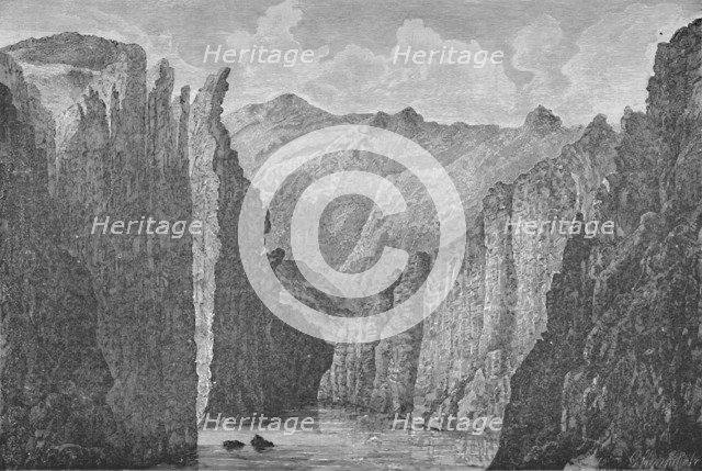 'Grand Cañon', 1883. Artist: G. Wyand.