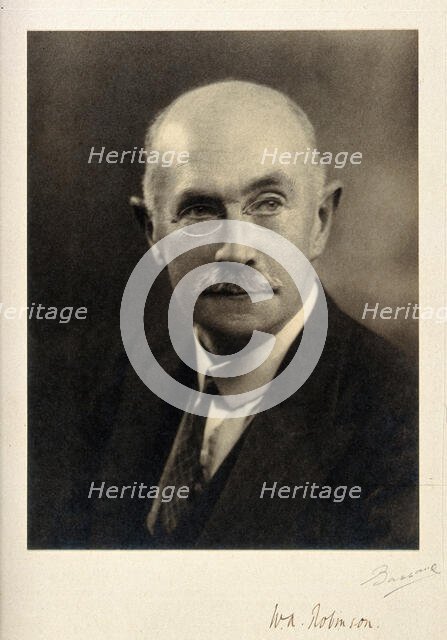 Sir (William) Arthur Robinson, 1935. Creator: Bassano Ltd.
