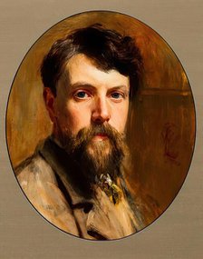 William Ewart Lockhart, Self Portrait, 1884. Creator: William Ewart Lockhart.