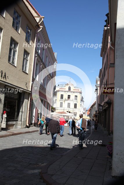 Street scene, Tallin, Estonia, 2011. Artist: Sheldon Marshall