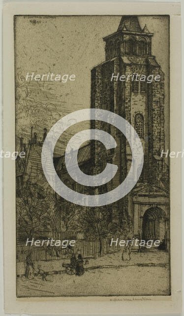 Tower of St. Germain-des-Prés, 1900. Creator: Donald Shaw MacLaughlan.