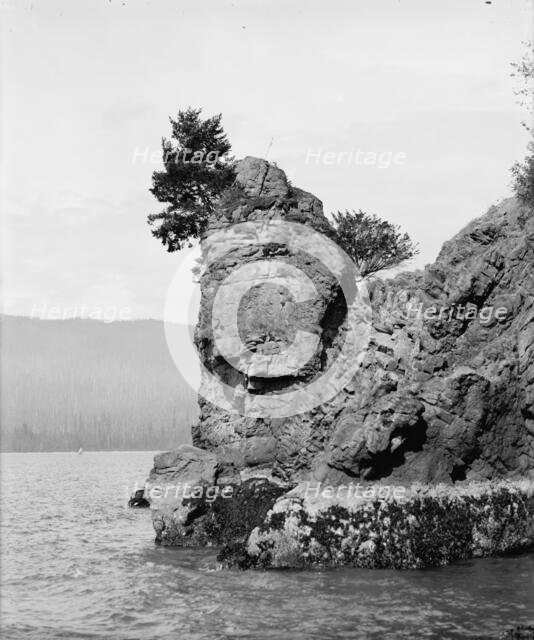 Siwash Rock, Stanley Park, Vancouver, B.C., c1902. Creator: Unknown.
