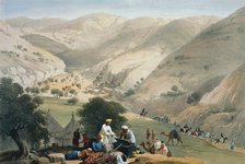 Encampment of the 1st Bengal European Regiment, First Anglo-Afghan War 1838-1842. Artist: James Atkinson