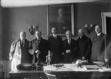 Railroads War Board - Elliott, Howard, President, N.P. Railway; Holden, Hale, 1918. Creator: Harris & Ewing.