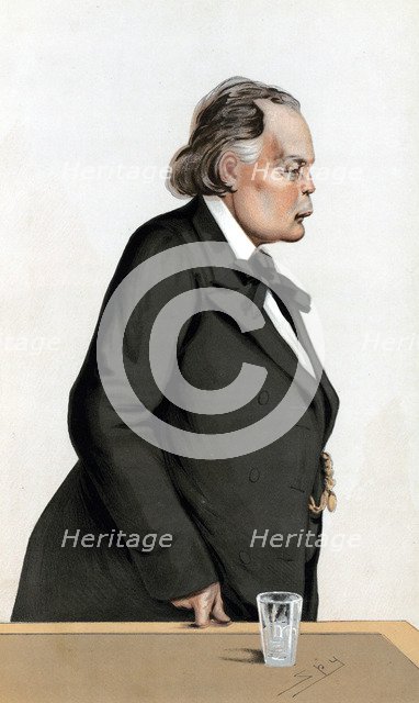 Charles Bradlaugh (1833-1891) British free-thinker and social reformer. Artist: Spy