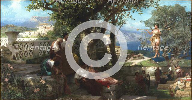 Rope Dancer, 1897. Creator: Siemiradzki, Henryk (1843-1902).