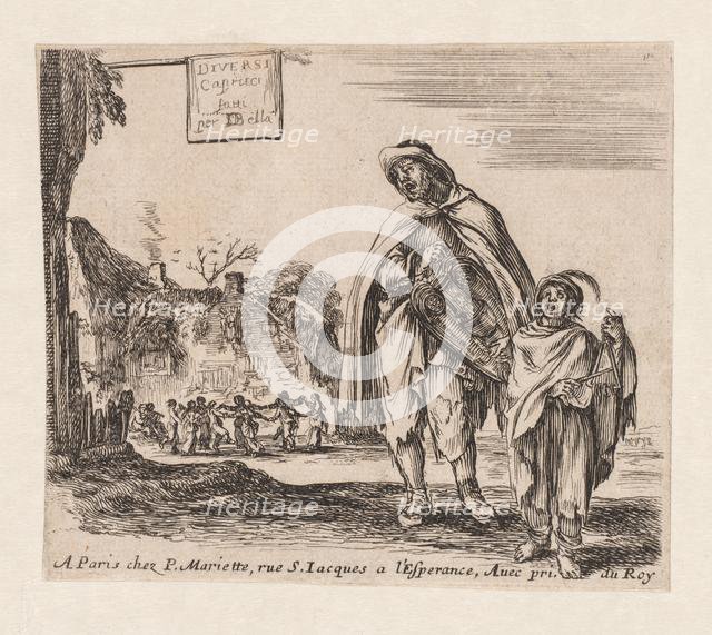 Title Page: Diversi Capricci, 1647. Creator: Stefano Della Bella (Italian, 1610-1664).