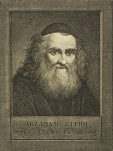 Portrait of the inventor Abraham Stern (1760s-1842), 1825.