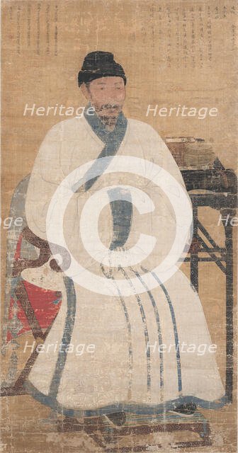 Portrait of Yi Jehyeon (1288-1367), ca 1319. Creator: Anonymous.